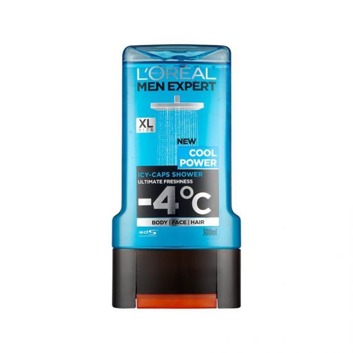 L Oreal Mens Shower Gel Cool Power 300ml